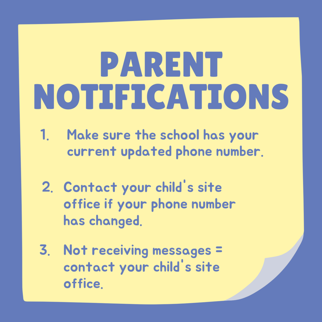 parent notifications